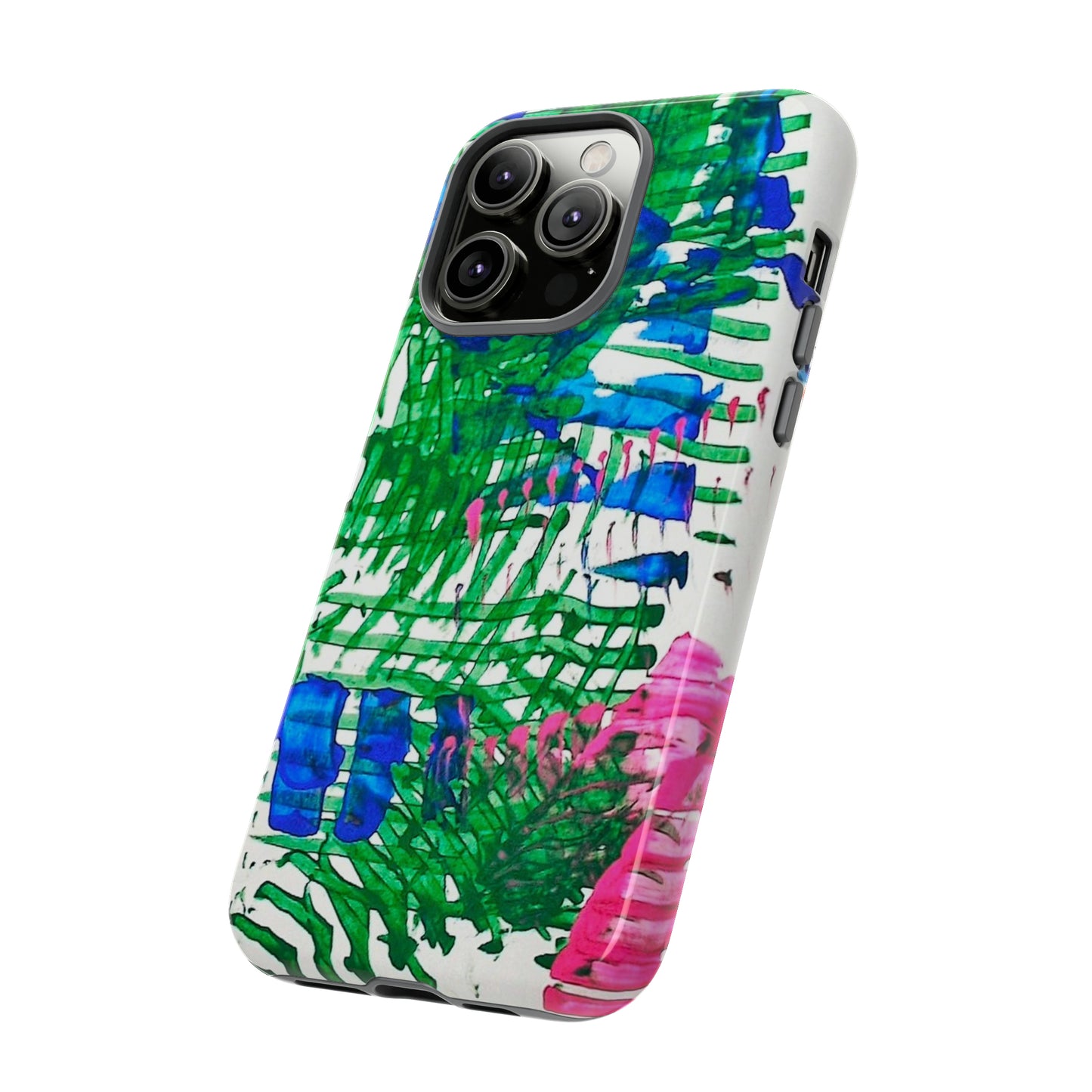 Nature-inspired painted premium-quality protective phone cases