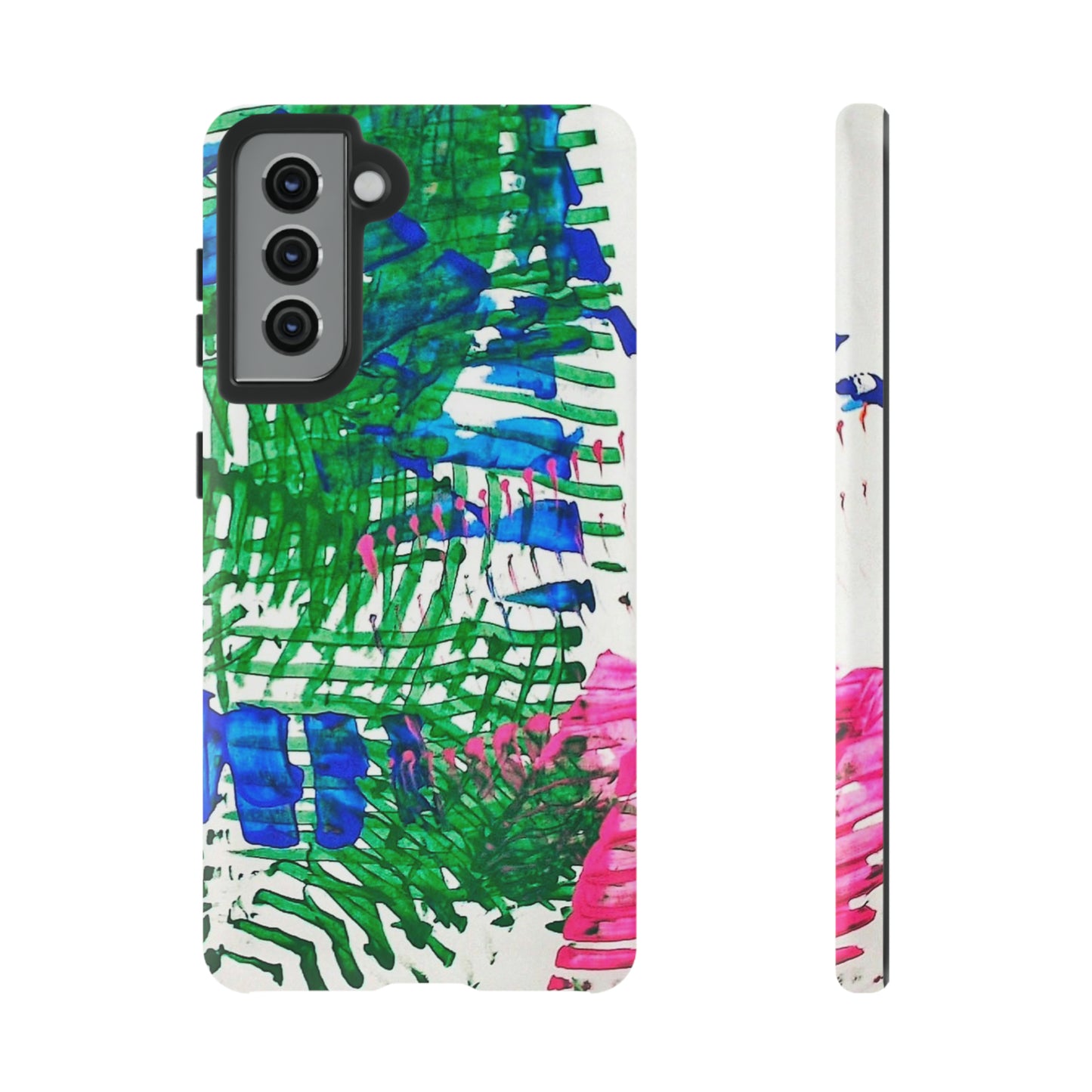 Nature-inspired painted premium-quality protective phone cases