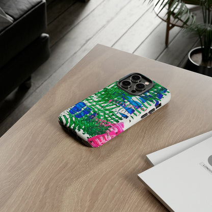 Nature-inspired painted premium-quality protective phone cases