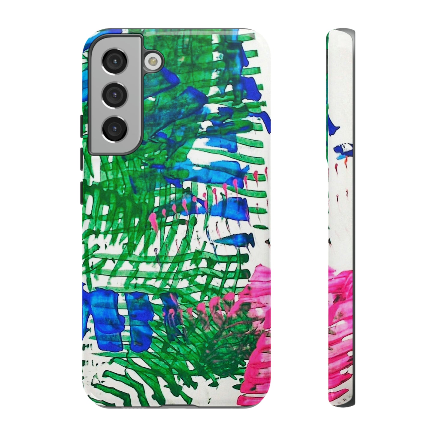 Nature-inspired painted premium-quality protective phone cases