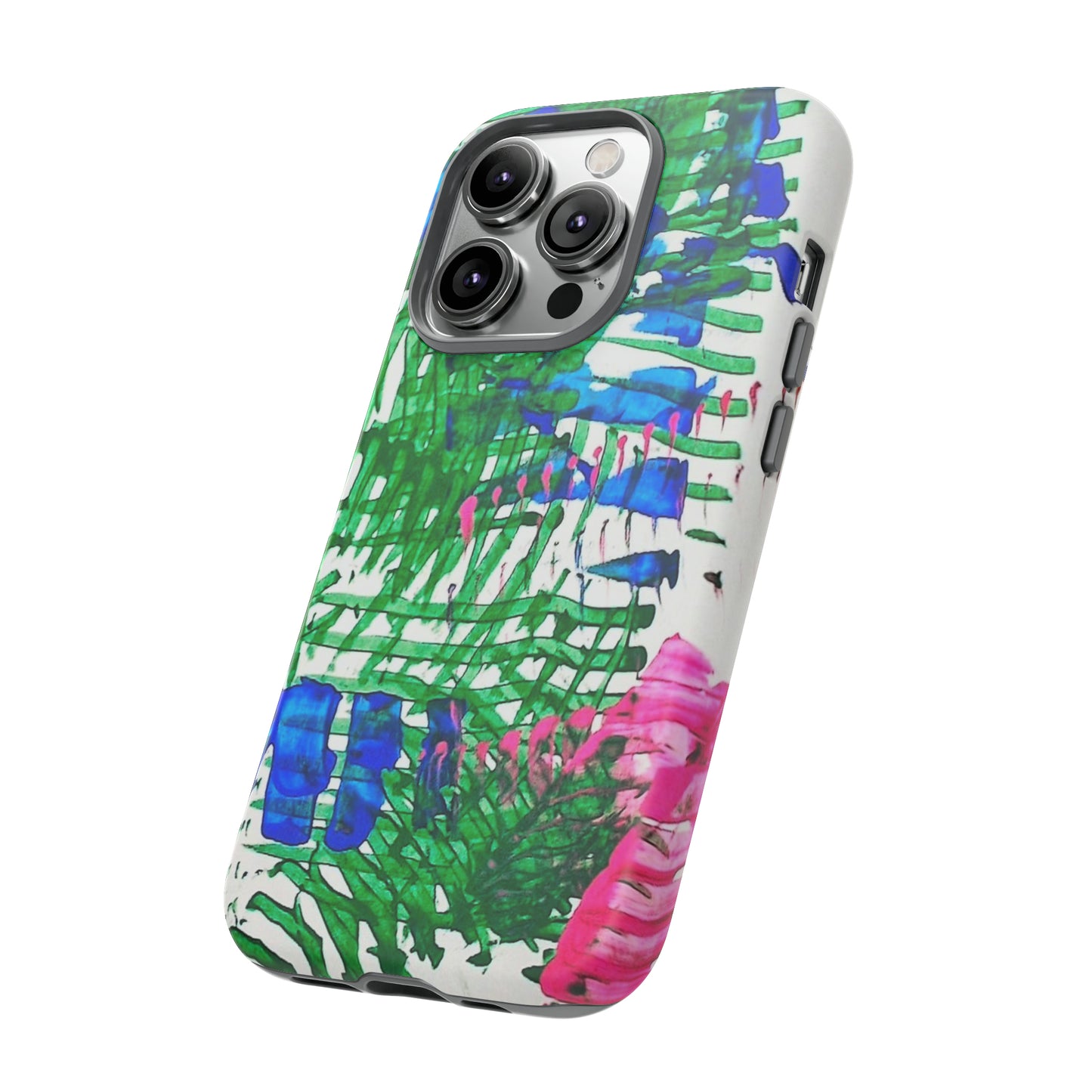 Nature-inspired painted premium-quality protective phone cases