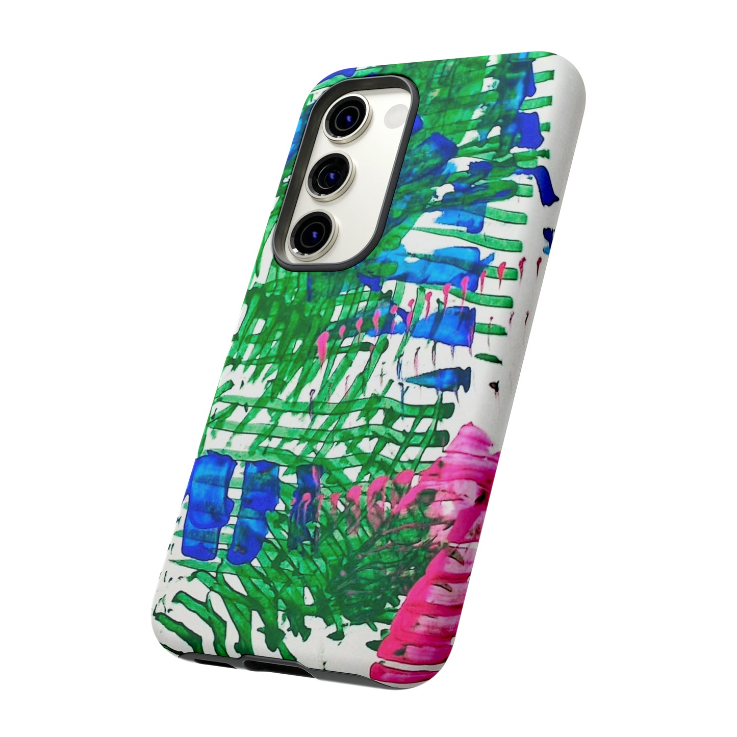 Nature-inspired painted premium-quality protective phone cases