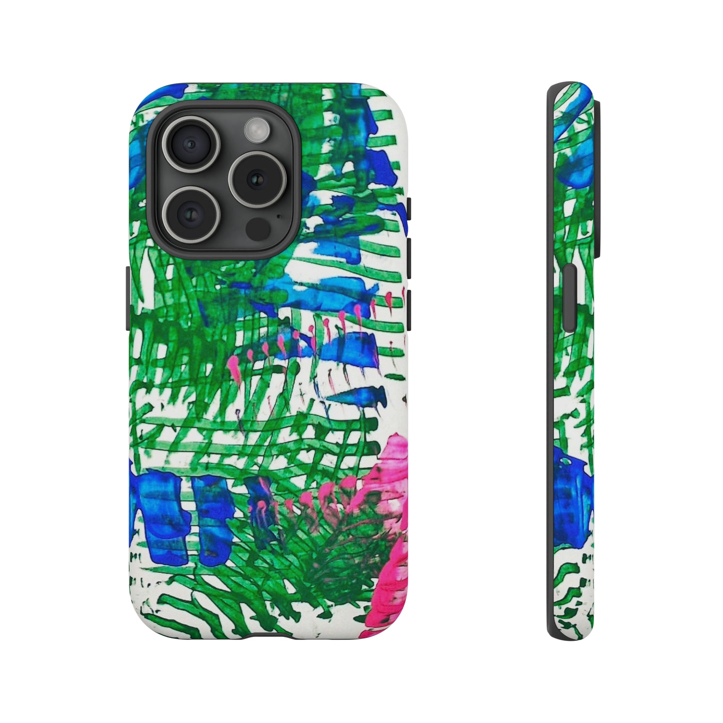 Nature-inspired painted premium-quality protective phone cases