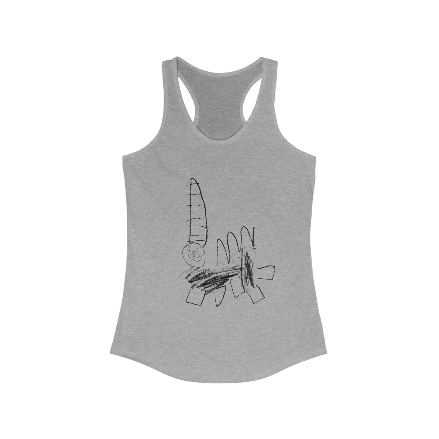 Sketched Unicorn Women's Racerback Tank