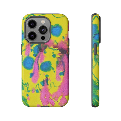 Color splashed premium-quality phone cases