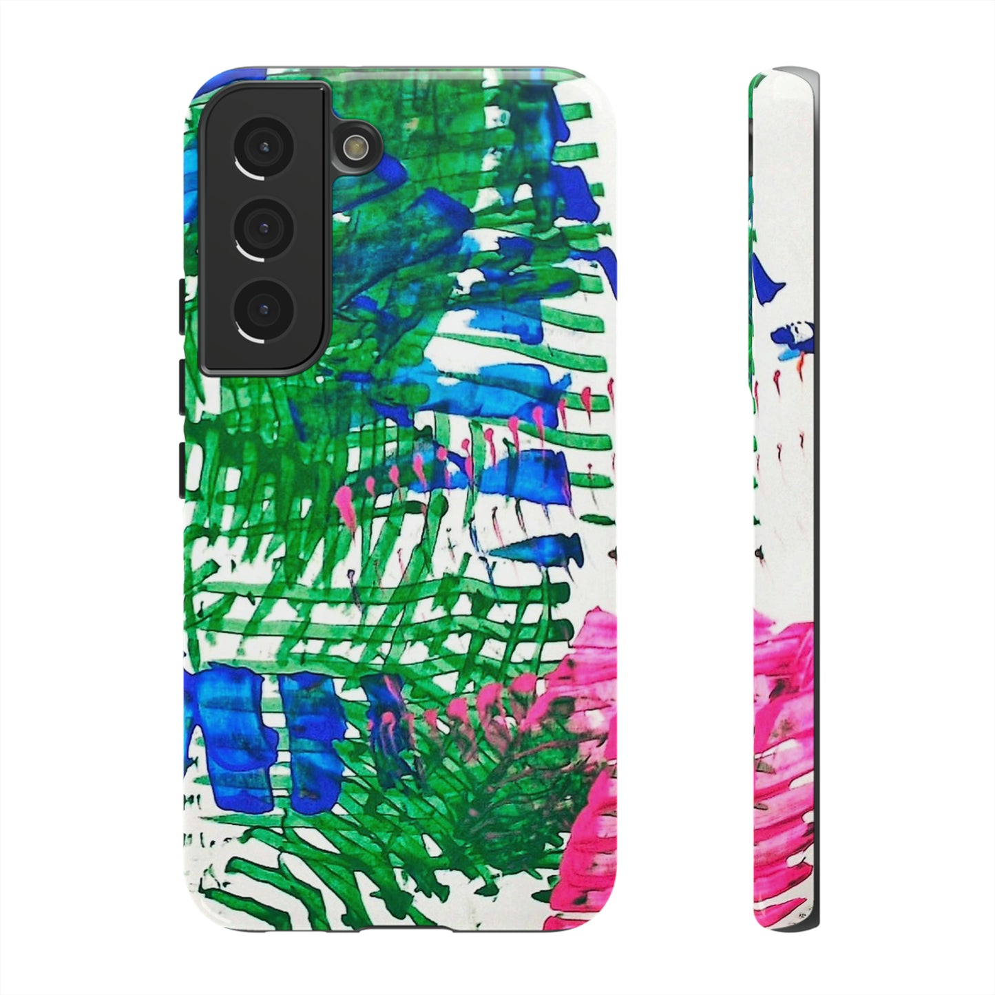 Nature-inspired painted premium-quality protective phone cases