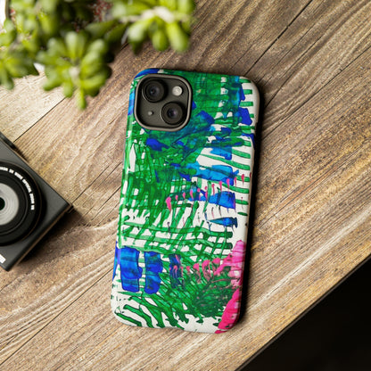 Nature-inspired painted premium-quality protective phone cases