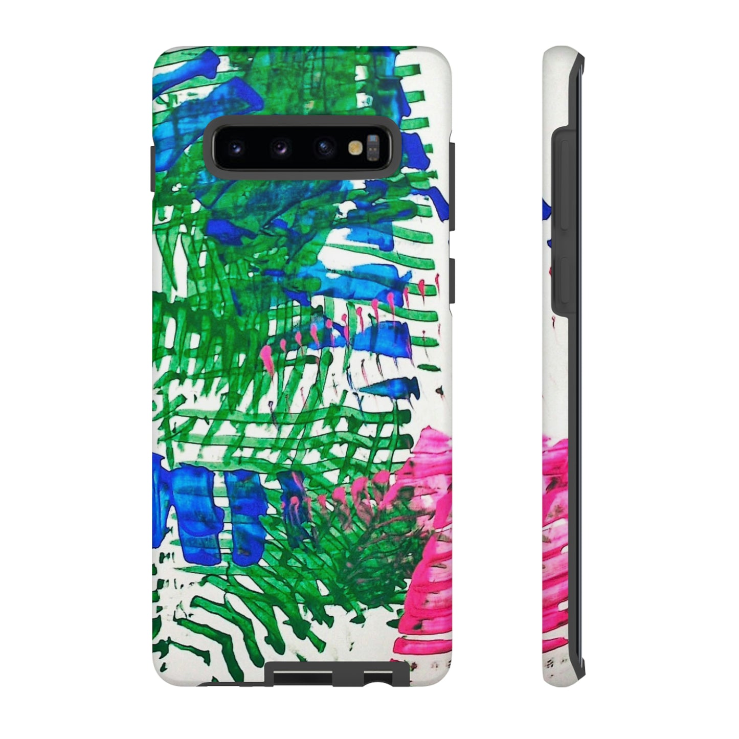 Nature-inspired painted premium-quality protective phone cases