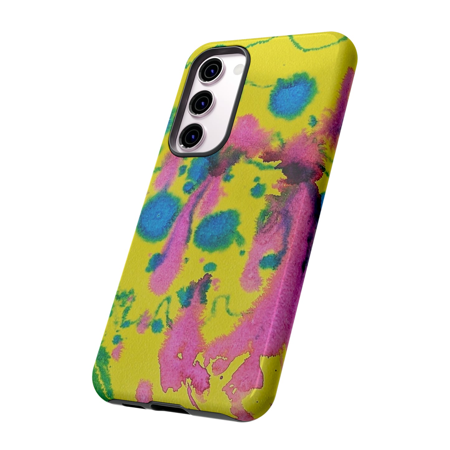 Color splashed premium-quality phone cases