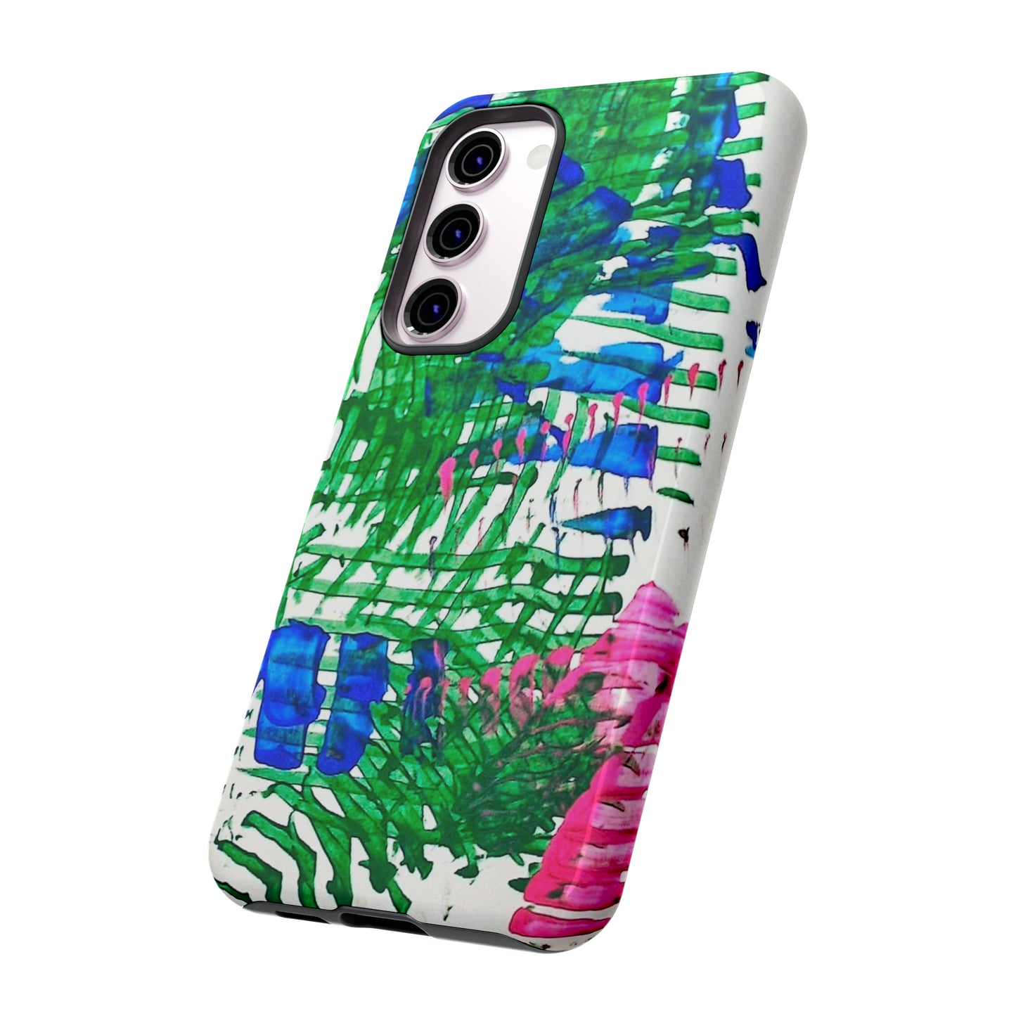 Nature-inspired painted premium-quality protective phone cases