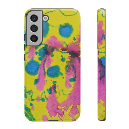 Color splashed premium-quality phone cases