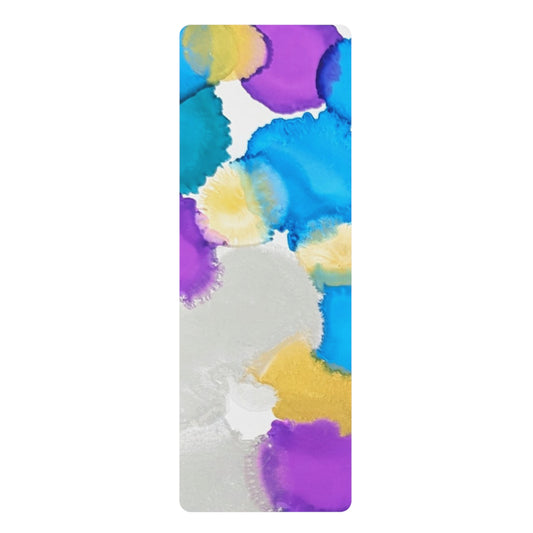 Cooled Metallic Watercolor Yoga Mat