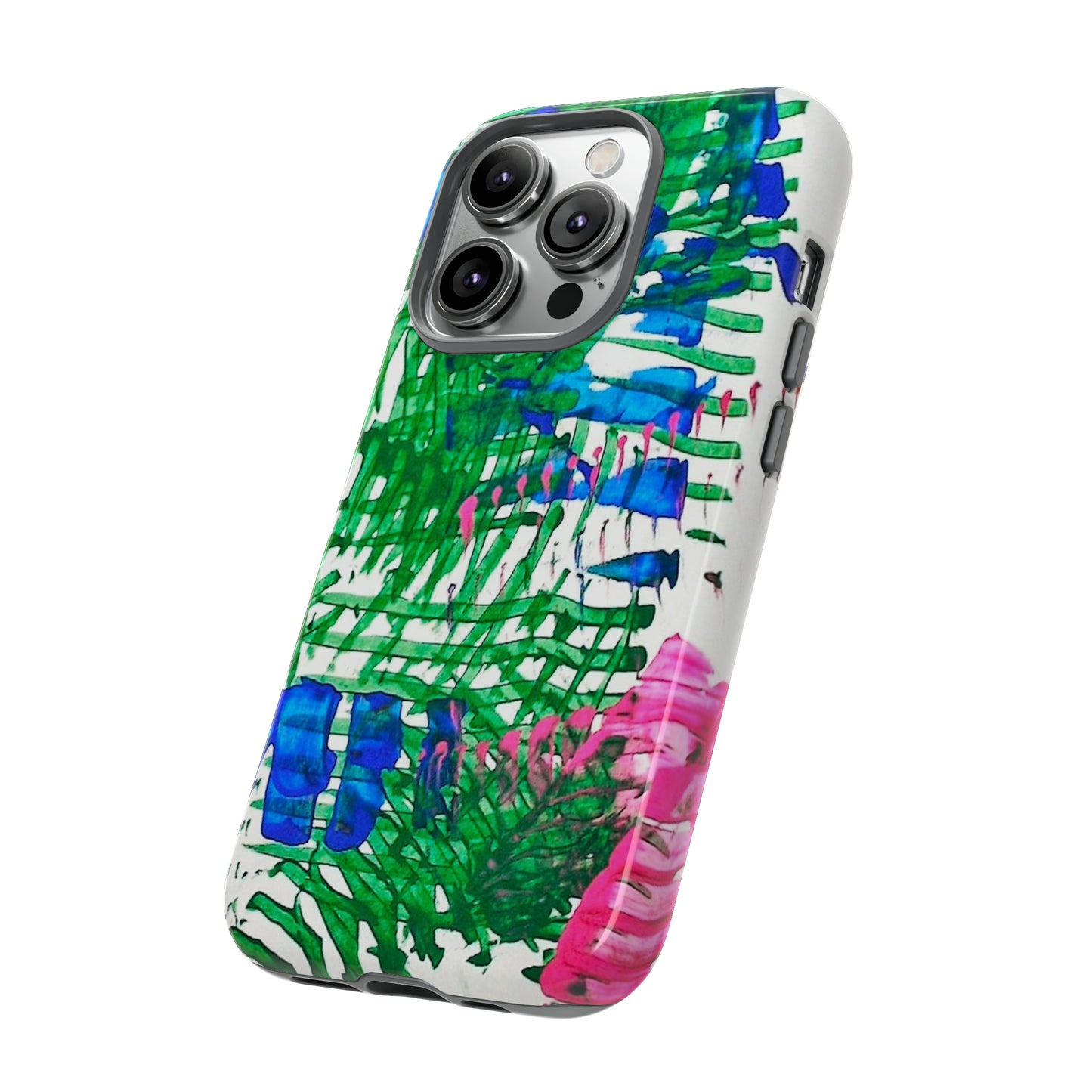 Nature-inspired painted premium-quality protective phone cases