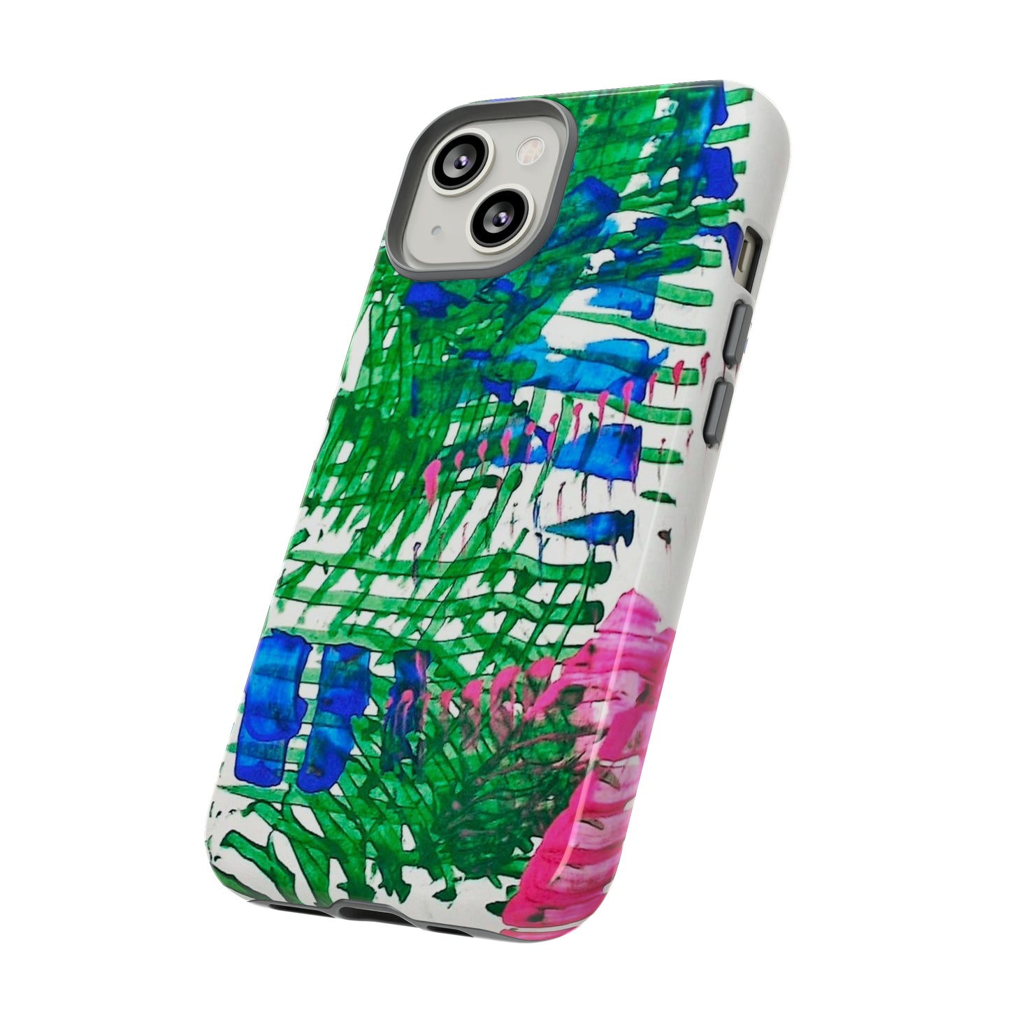 Nature-inspired painted premium-quality protective phone cases