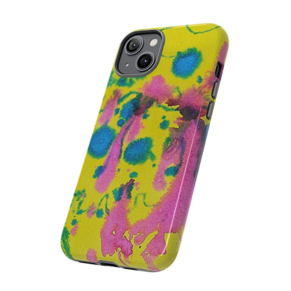 Color splashed premium-quality phone cases