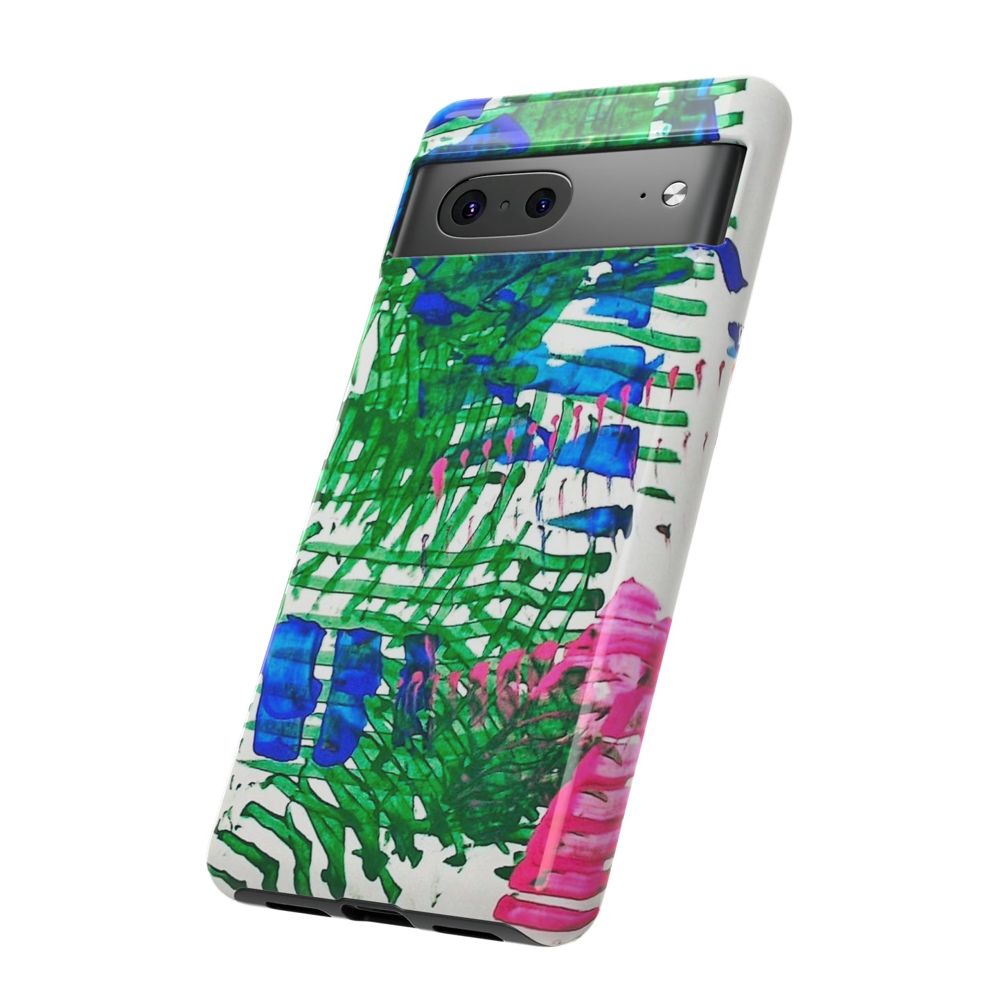 Nature-inspired painted premium-quality protective phone cases