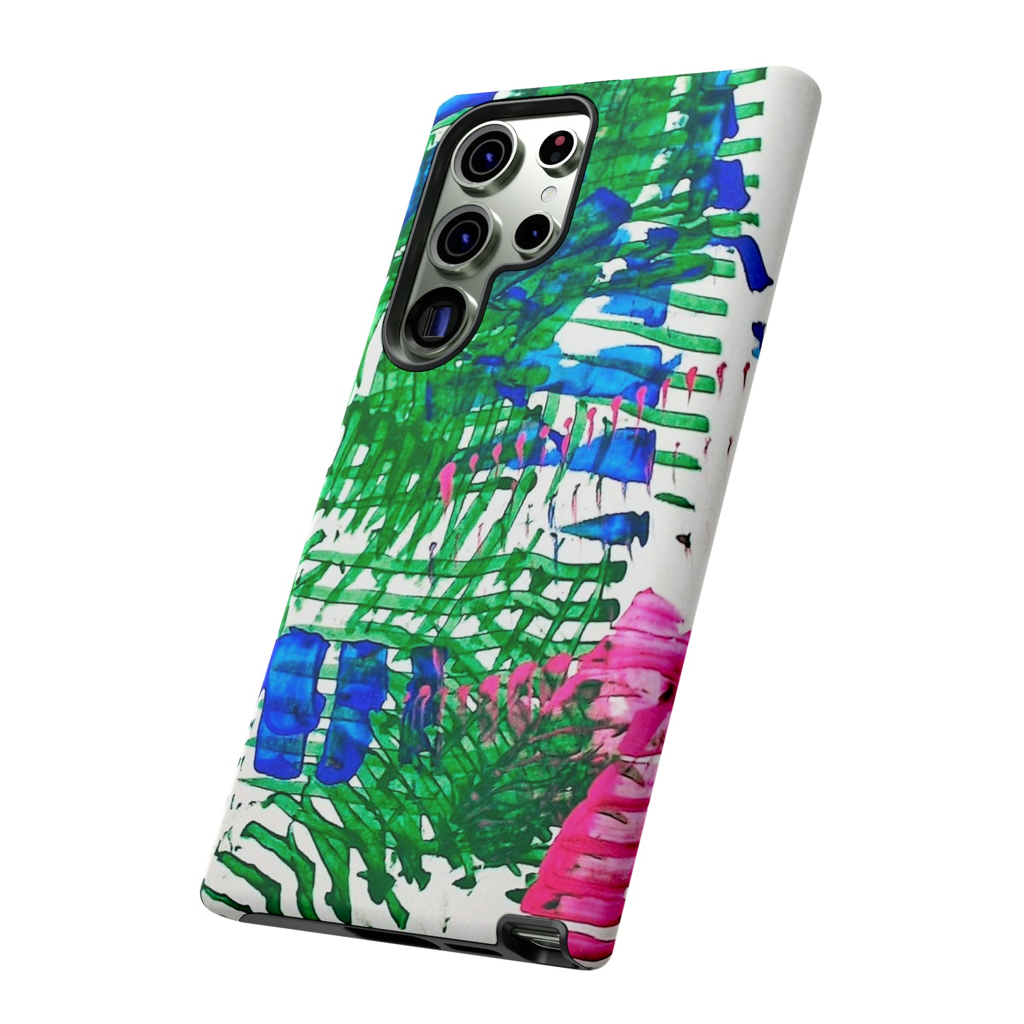 Nature-inspired painted premium-quality protective phone cases