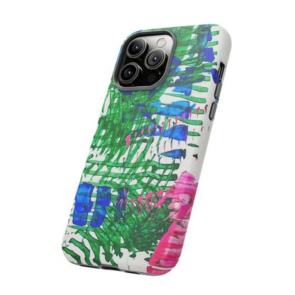 Nature-inspired painted premium-quality protective phone cases