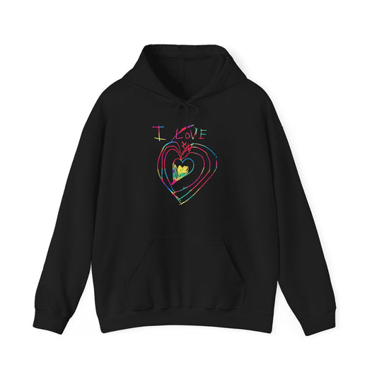 I Love You Heavy Blend™ Hooded Sweatshirt