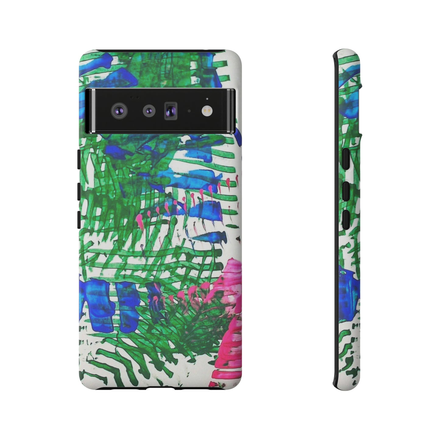 Nature-inspired painted premium-quality protective phone cases