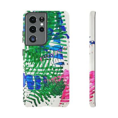 Nature-inspired painted premium-quality protective phone cases