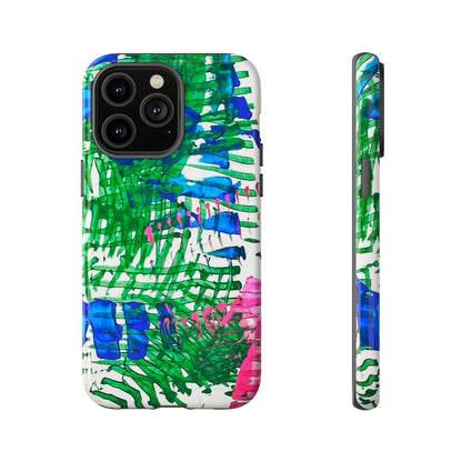 Nature-inspired painted premium-quality protective phone cases