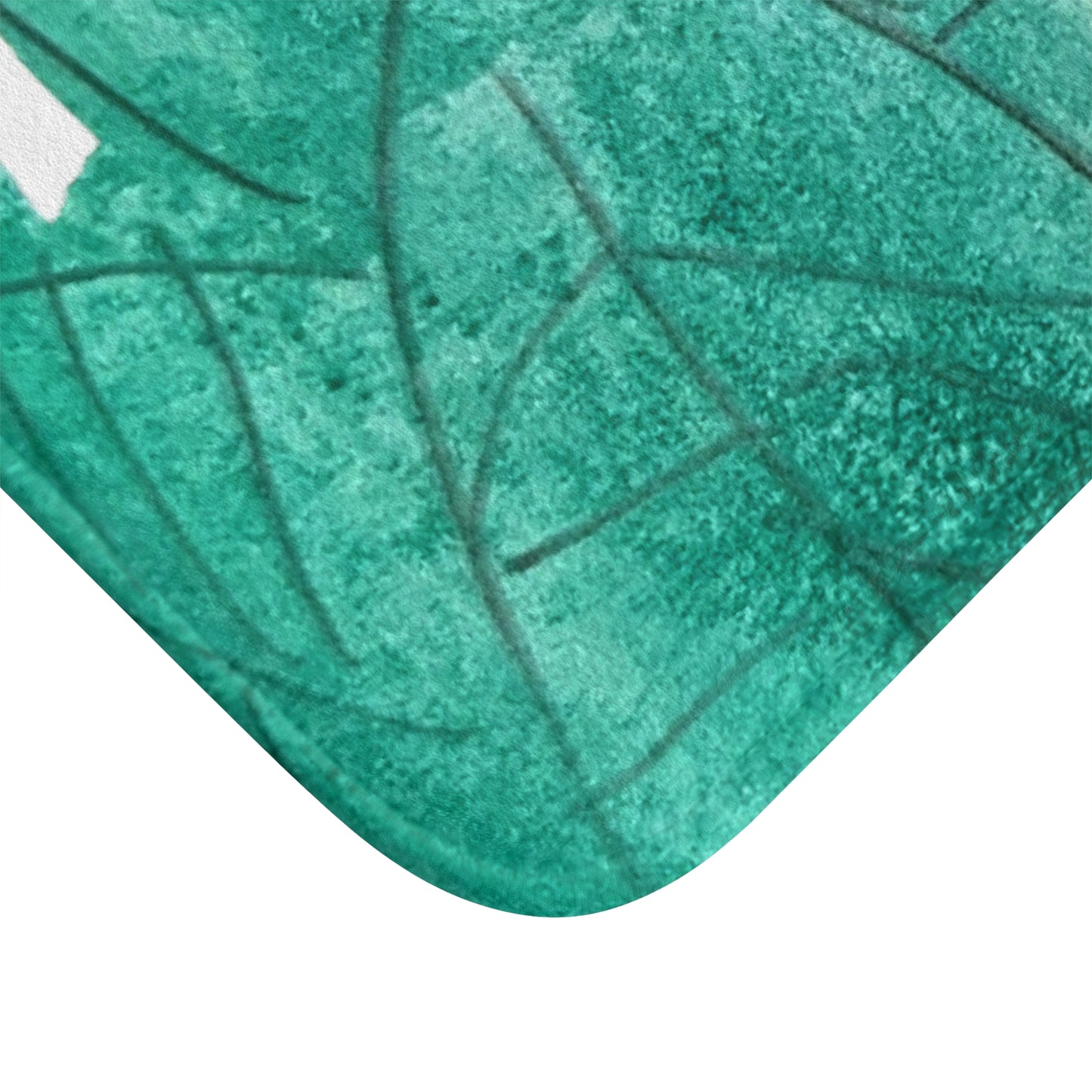 Watercolor Leaves Bath Mat