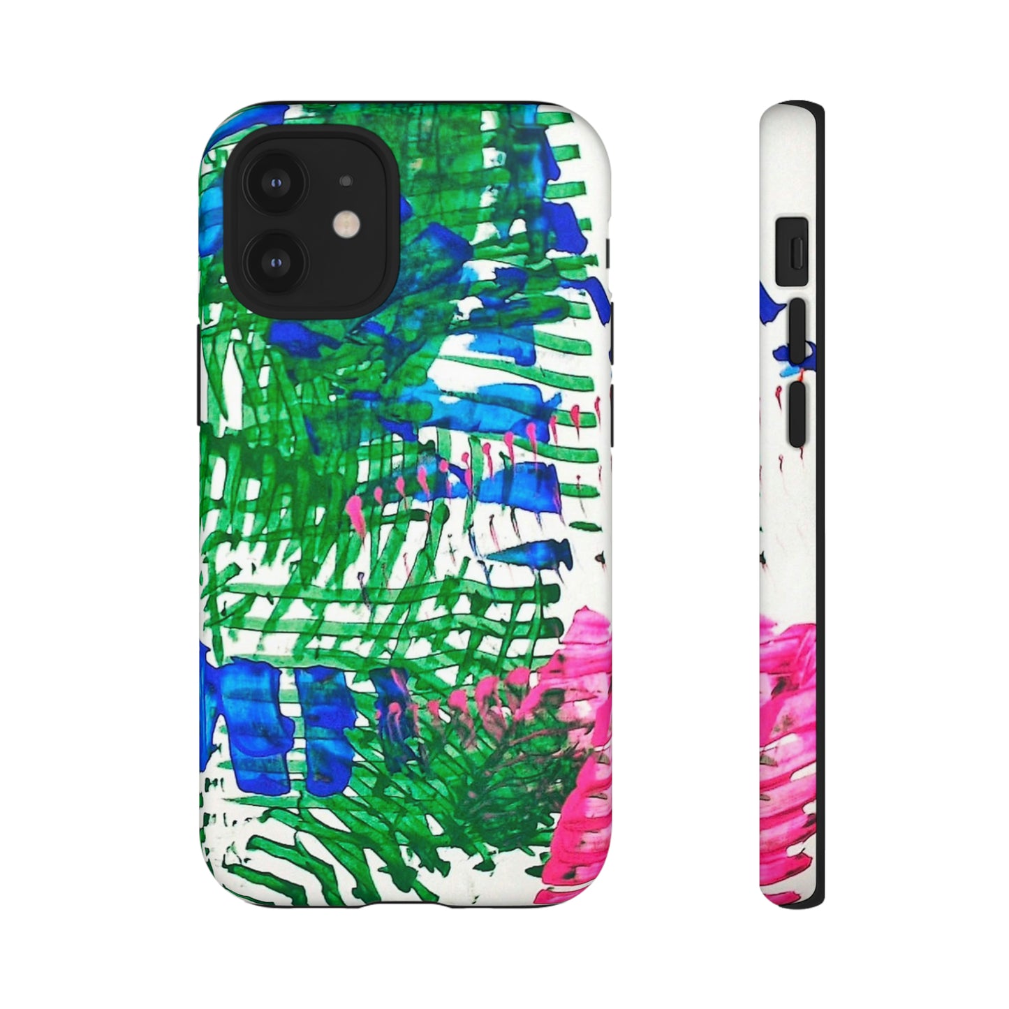 Nature-inspired painted premium-quality protective phone cases