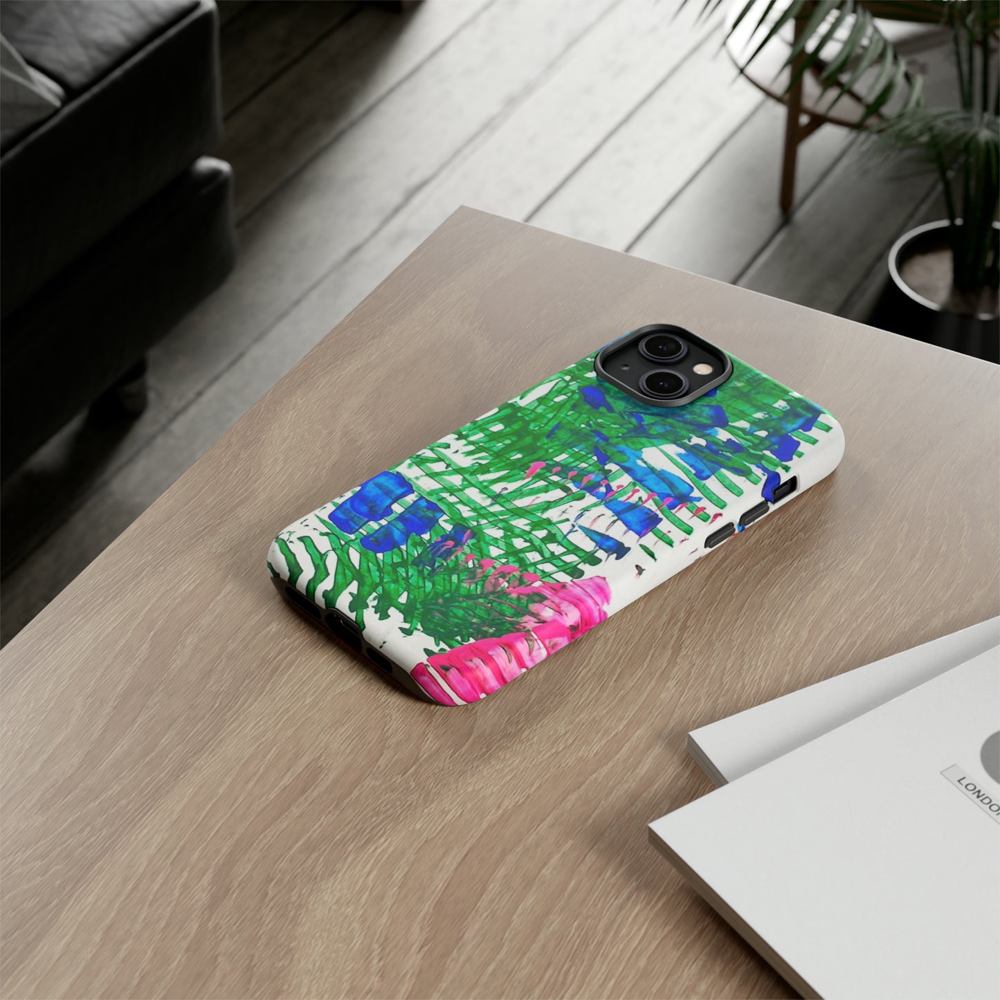 Nature-inspired painted premium-quality protective phone cases