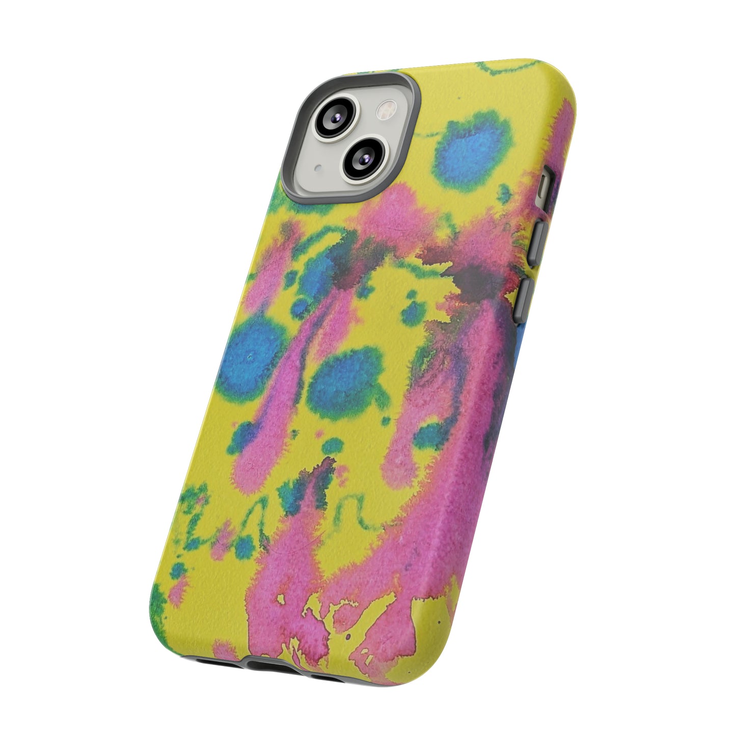 Color splashed premium-quality phone cases