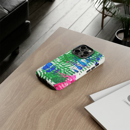 Nature-inspired painted premium-quality protective phone cases