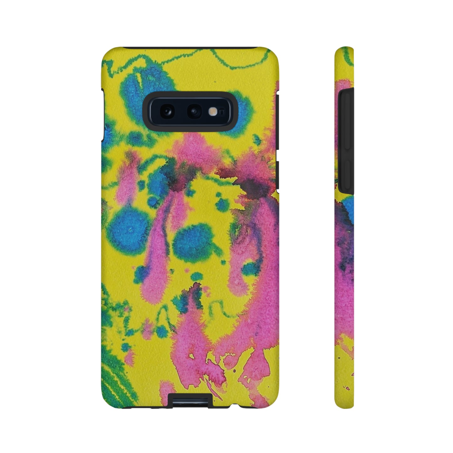 Color splashed premium-quality phone cases