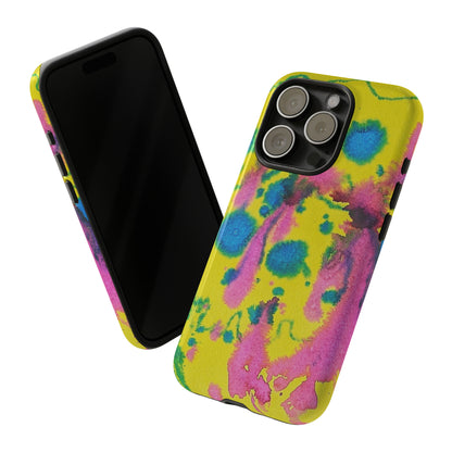 Color splashed premium-quality phone cases