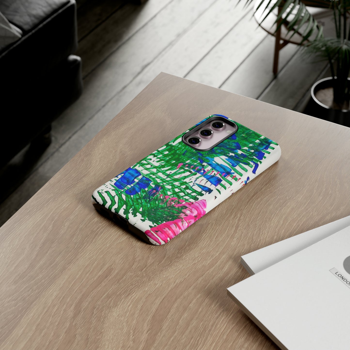 Nature-inspired painted premium-quality protective phone cases