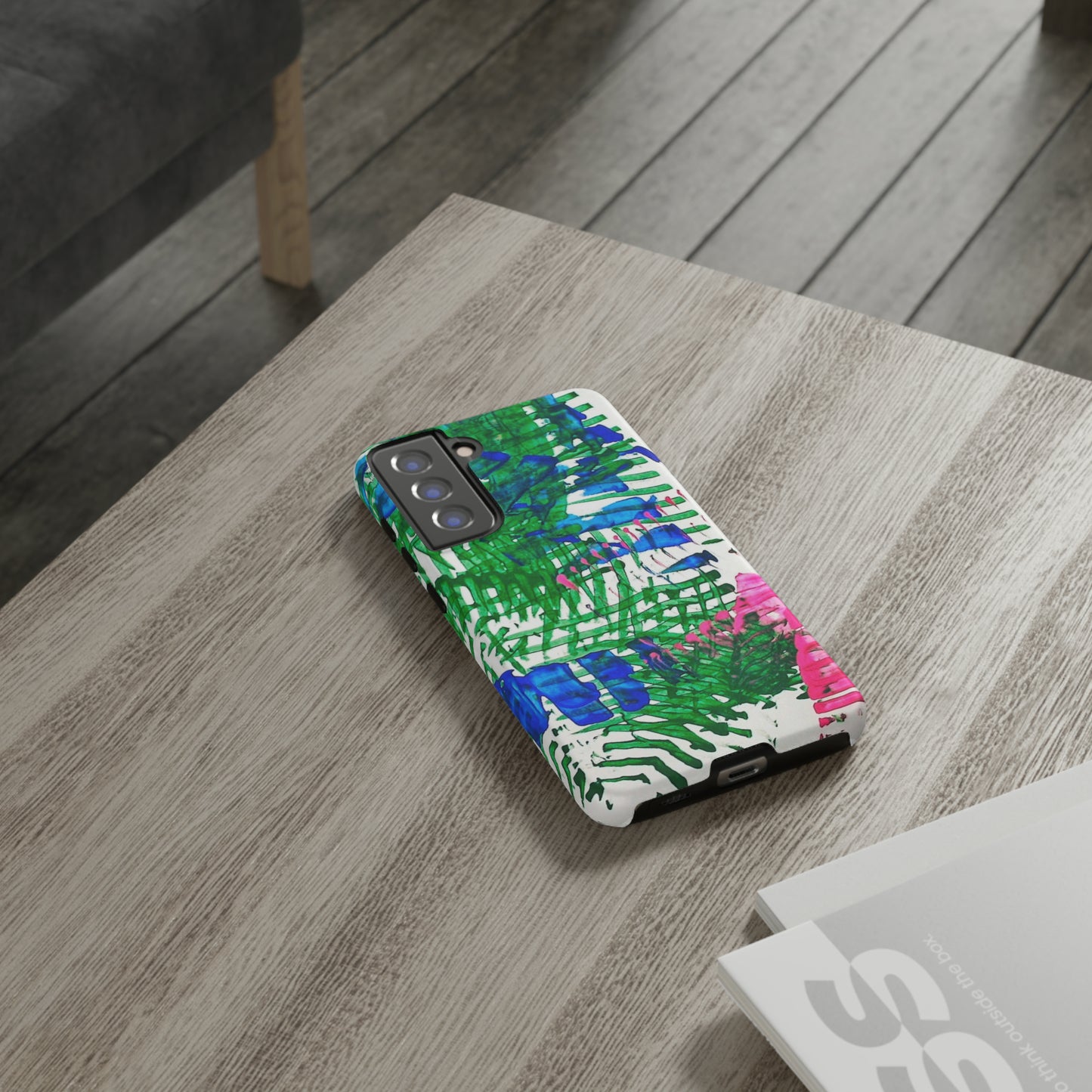 Nature-inspired painted premium-quality protective phone cases