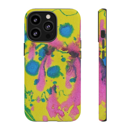 Color splashed premium-quality phone cases