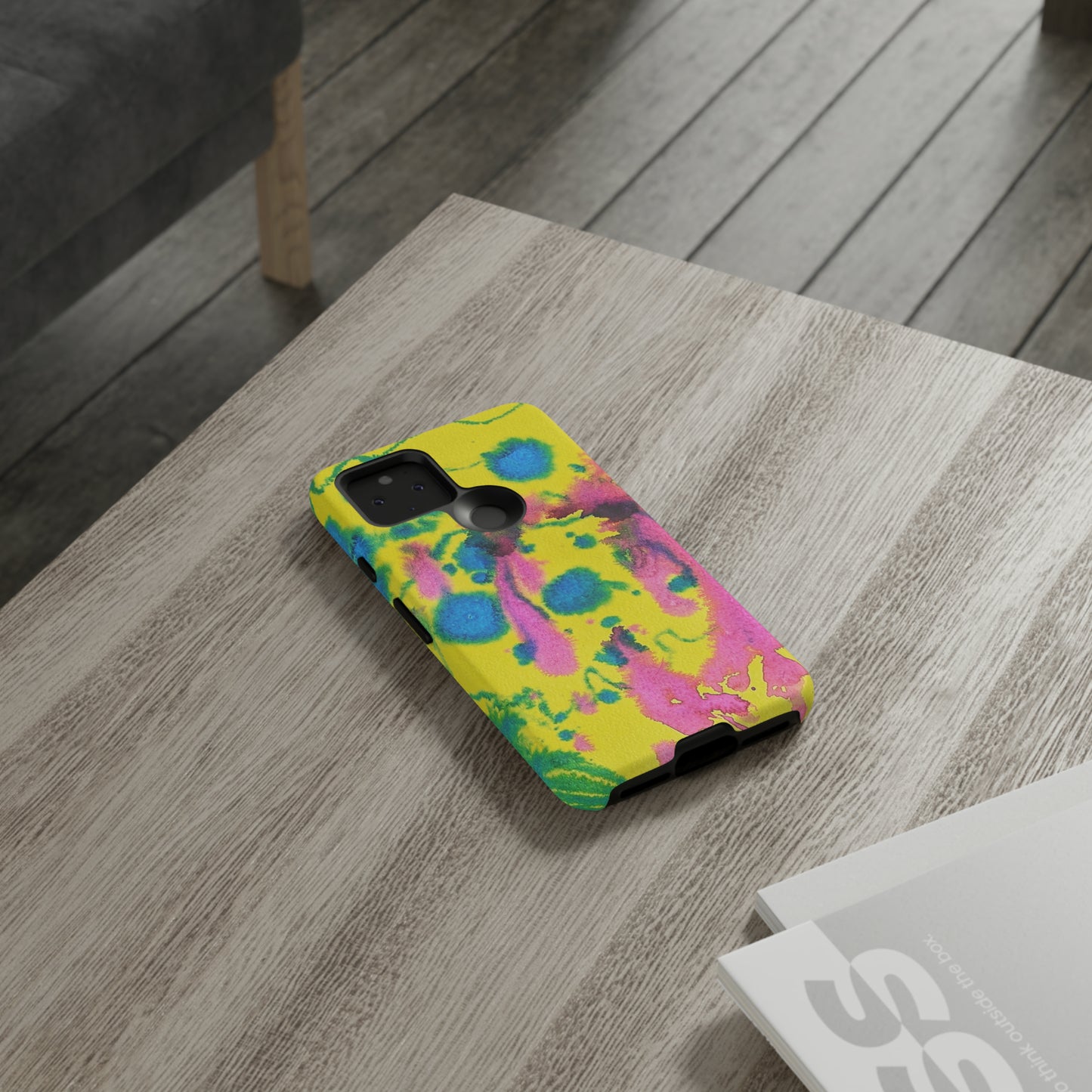 Color splashed premium-quality phone cases