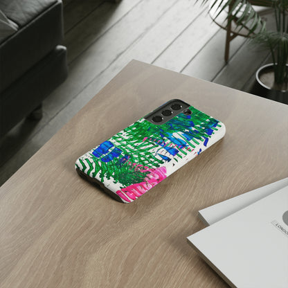 Nature-inspired painted premium-quality protective phone cases