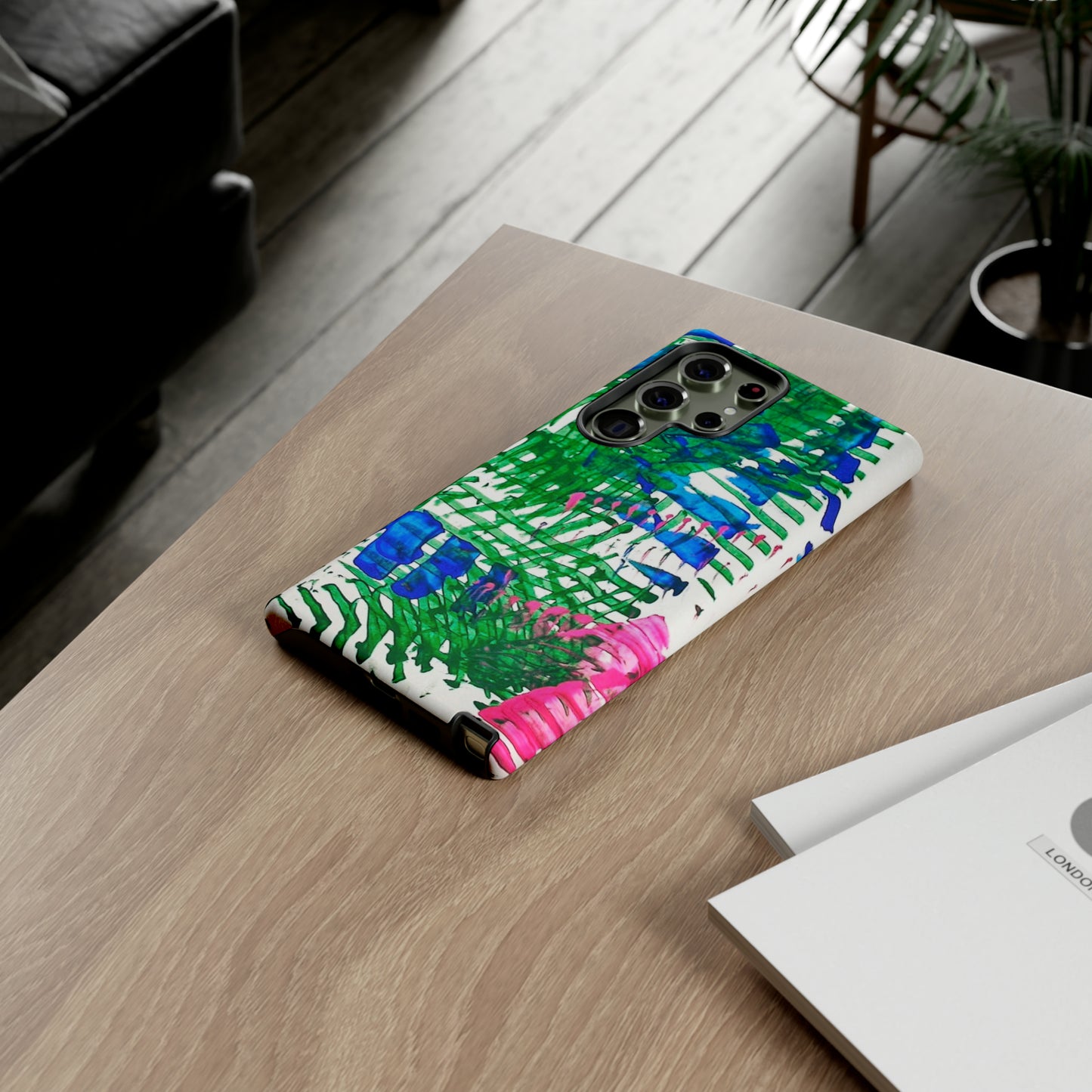 Nature-inspired painted premium-quality protective phone cases