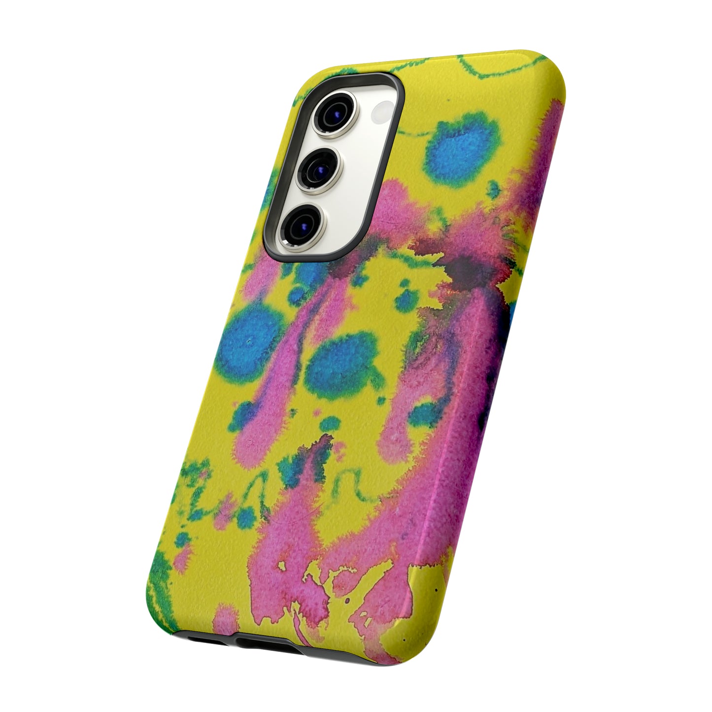 Color splashed premium-quality phone cases