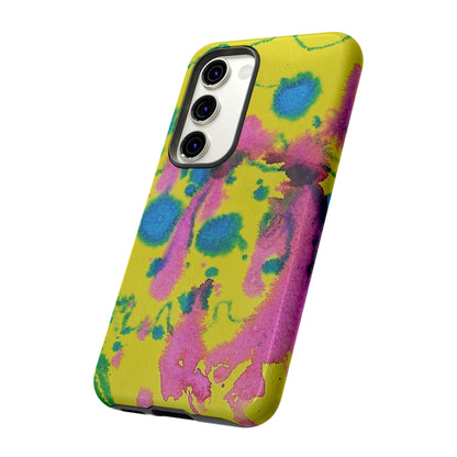 Color splashed premium-quality phone cases