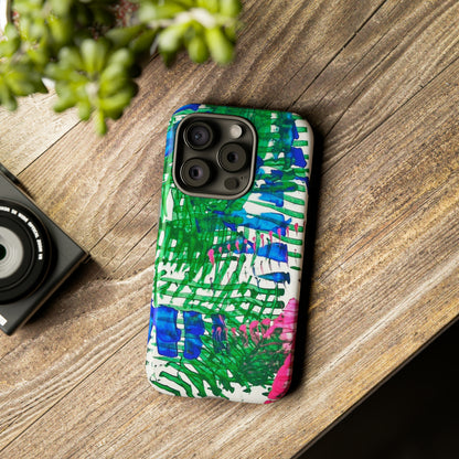 Nature-inspired painted premium-quality protective phone cases