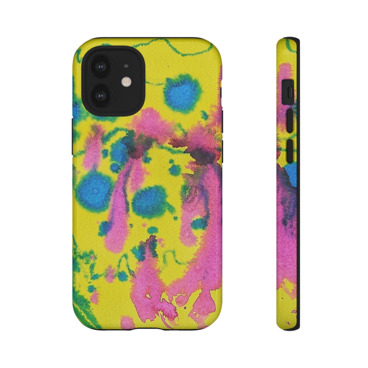 Color splashed premium-quality phone cases