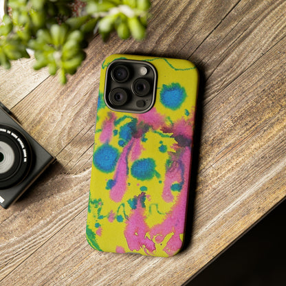 Color splashed premium-quality phone cases