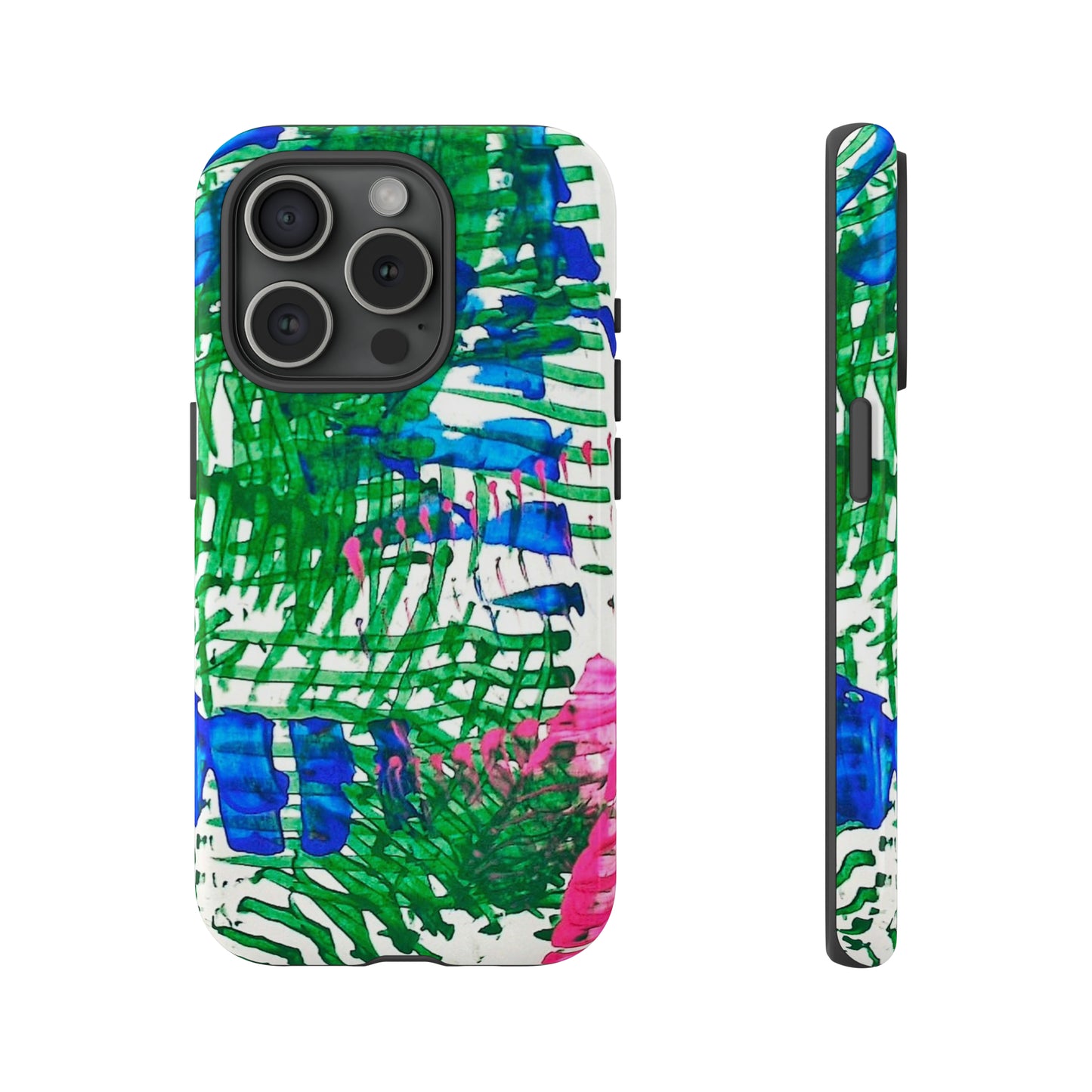 Nature-inspired painted premium-quality protective phone cases