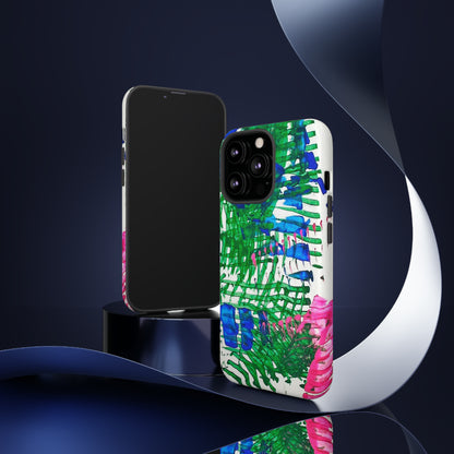 Nature-inspired painted premium-quality protective phone cases