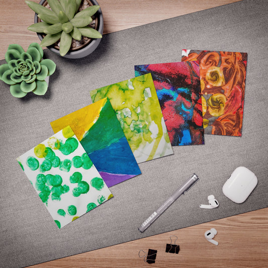 Art Soaked Greeting Cards (5-Pack, Blank)