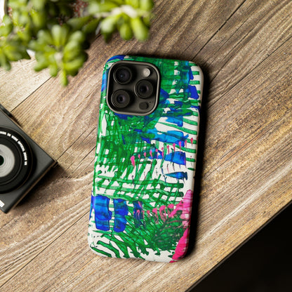 Nature-inspired painted premium-quality protective phone cases