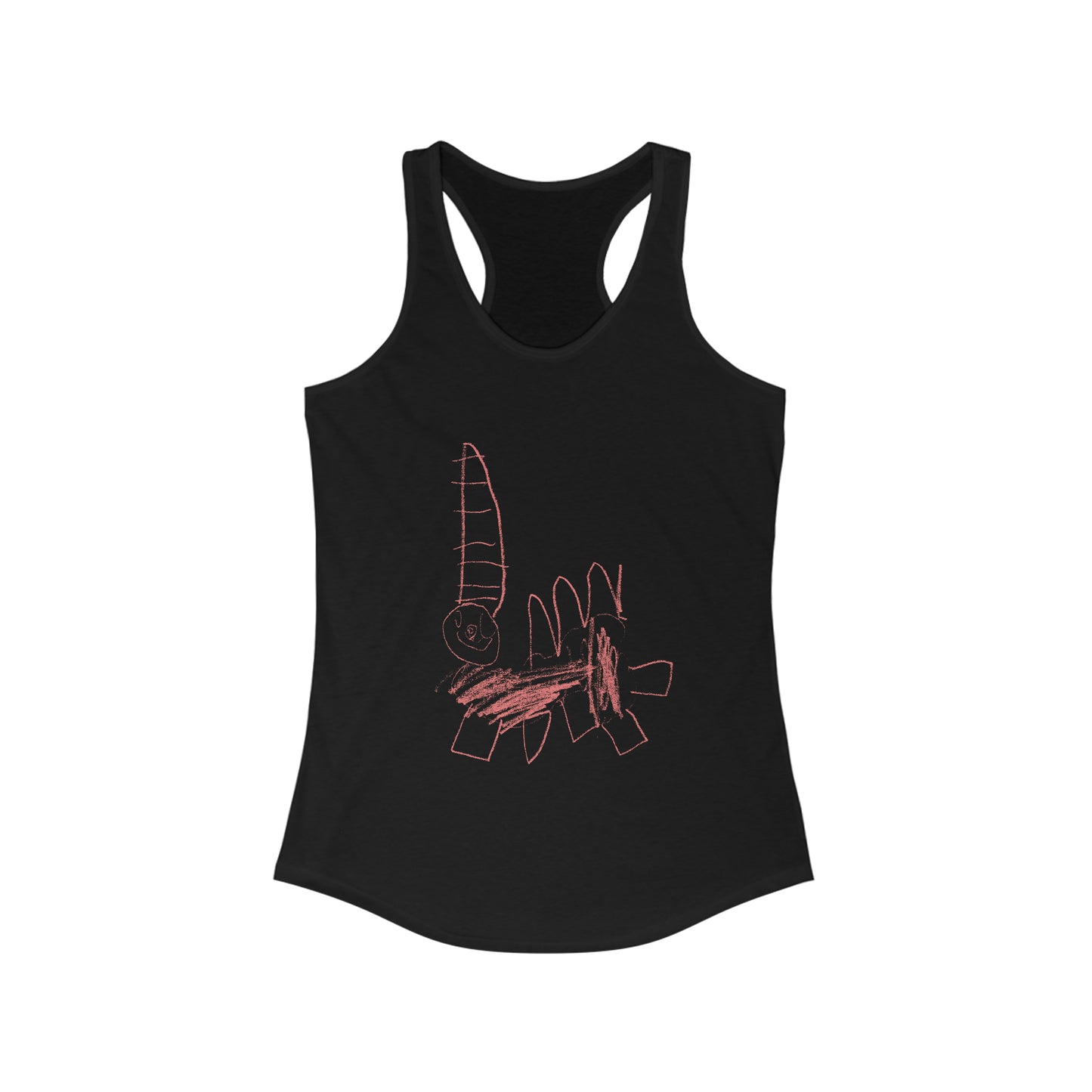 Sketched Unicorn Women's Racerback Tank