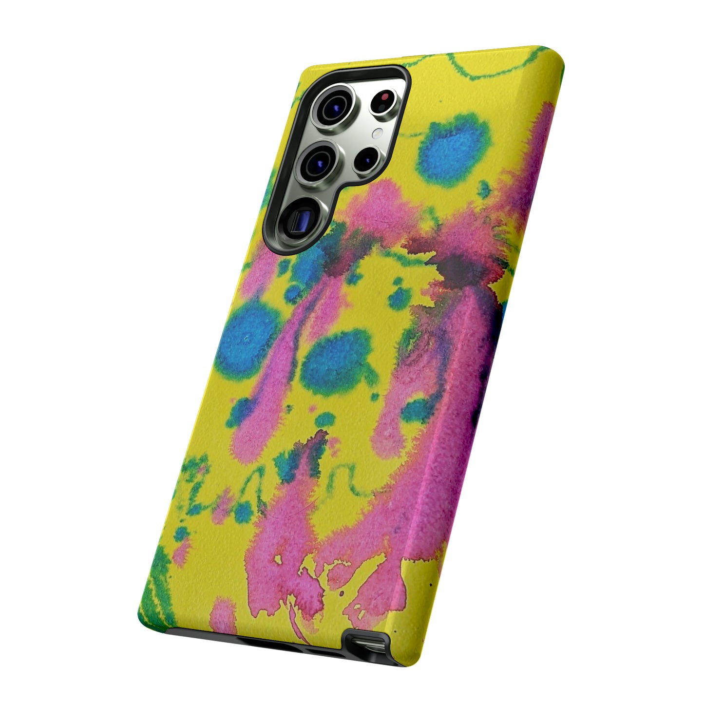 Color splashed premium-quality phone cases